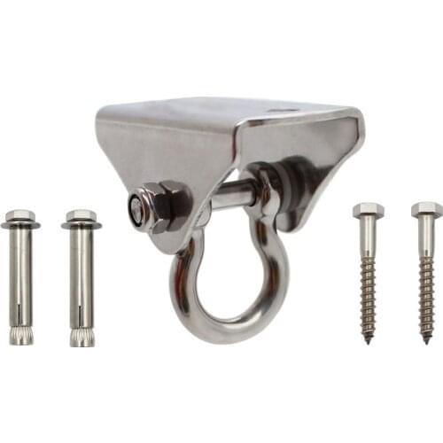 Heavy Duty Swing Hangers, Openable Stainless Steel Swing Hook for Ceiling Wood Porch Swing Hanging kit Playground