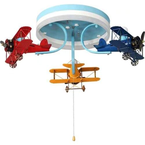 LED bedroom lamp creative acrylic lamp cartoon airplane ceiling lamp bedroom lamp restaurant lighting decoration