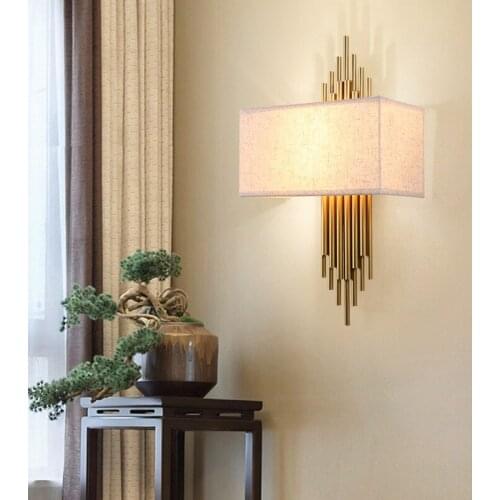 Loft vintage crystal wall sconce lighting crystal luminaria stone iron crystal aisle bedroom living room wall lamp