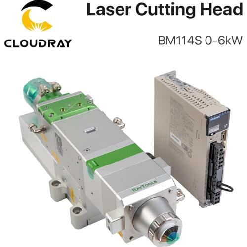 Raytools BM114S 0-6 KW Auto Focusing Fiber Laser Cutting Head for Metal Cutting