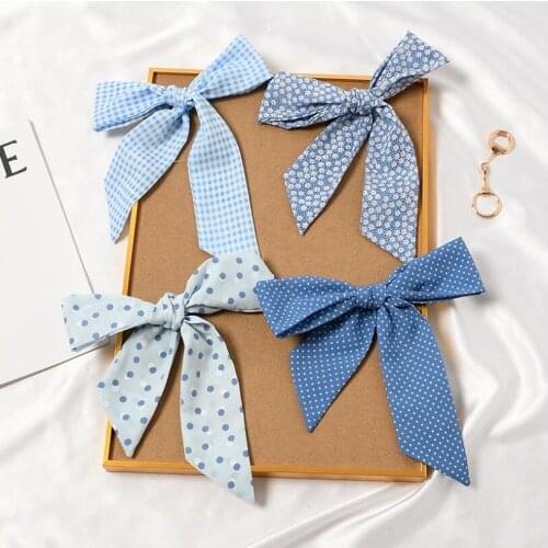 Retro Spring Autumn Multifunction Long Ribbon Scarf Women Hair Tie Narrow Head Headband Handle Bag Ribbons 2021 New Scarves