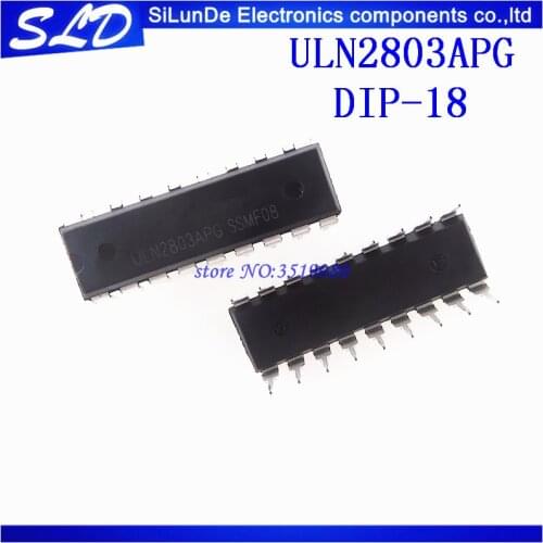 10pcs/lot ULN2803 ULN2803A ULN2803APG 2803 DIP18 new and original