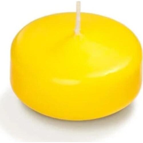 12 Piece Floating Candle Set Various Colours Decorative Wax Accessories Home Office Decor Modern Style