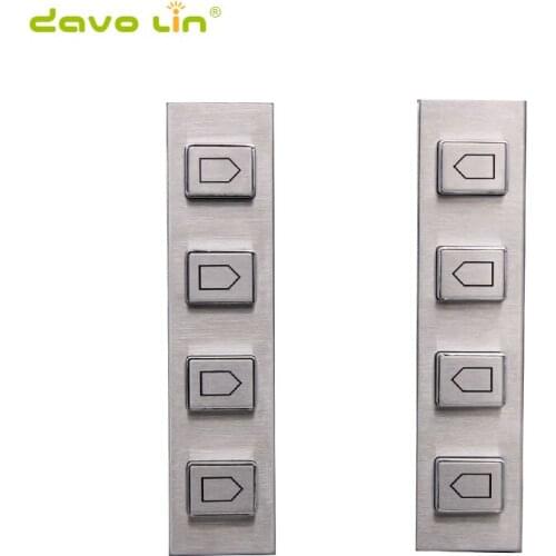 4 Keys Function Keypad Industrial Stainless Steel Metal Keyboard