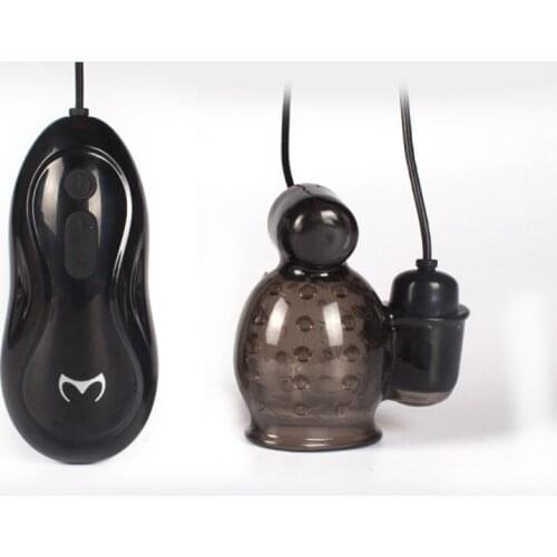 573C 12 Frequency Vibration Men Dildo Sleeve Stimulator Massager Adult Sex Toys