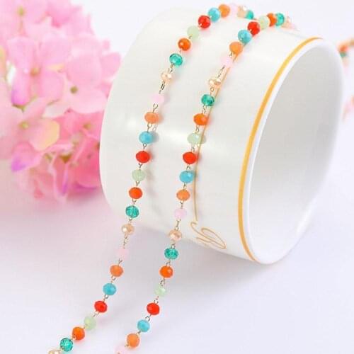 72cm Fashion Acrylic Pearl Crystal Eyeglasses Chains Glasses Sunglasses Ropes Chains Anti-lost Lanyard Glass Masking Anti-D M6H5