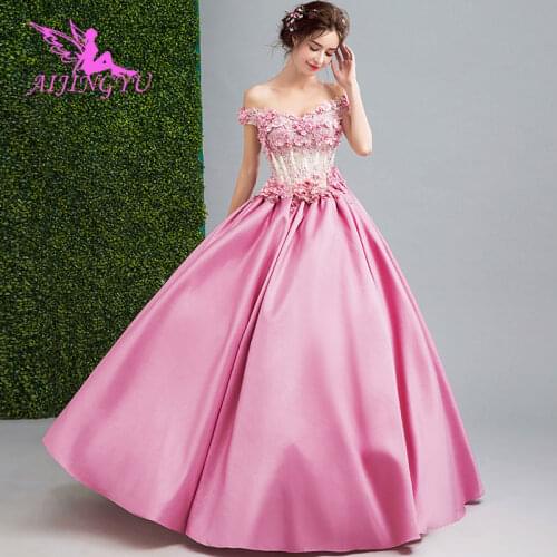 AIJINGYU 2021 2020 luxury Customized new hot selling cheap ball gown lace up back formal bride dresses wedding dress TJ510