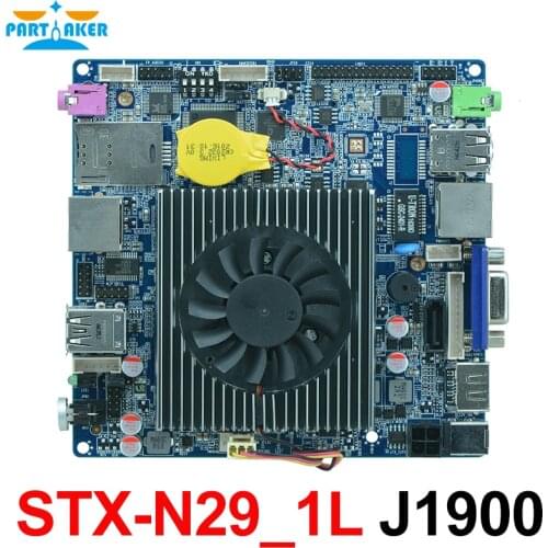 Fanless MINI ITX Motherboard with 6*USB 2*COM VGA LVDS Intel J1900 STX-N29_1L