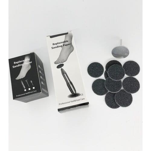 15mm/25mm/35mm Stainless Steel Disc Replaceable Sanding Paper Metal Disk Nail Drill Bits Accessories Dead Skin Pedicure Tools