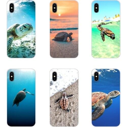 For Xiaomi Redmi 4A S2 Note 3 3S 4 4X 5 Plus 6 7 6A Pro Pocophone F1 Hawaiian Blue Turtle Cel Accessories Phone Shell Covers