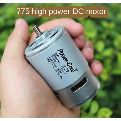 775 Motor Double-Ball Bearing High Speed Large Torque DC Motor Motor Blow Dryer Motor 12V24V