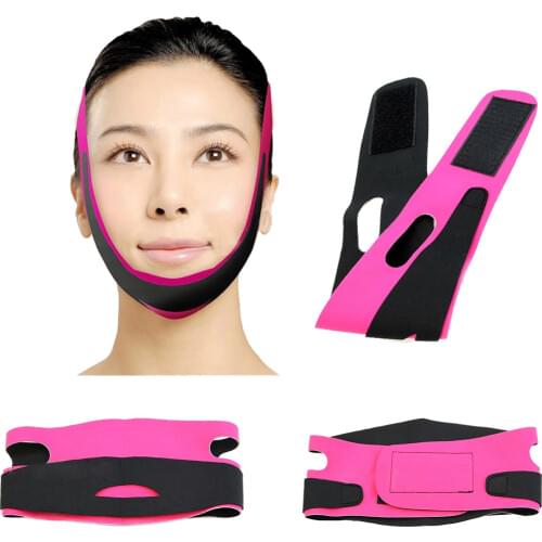 Face Slim V-Line Lift Up Belt Women Slimming Chin Cheek Slim Lift Up Mask V Face Line Belt Anti Wrinkle Strap Band Facial Beauty