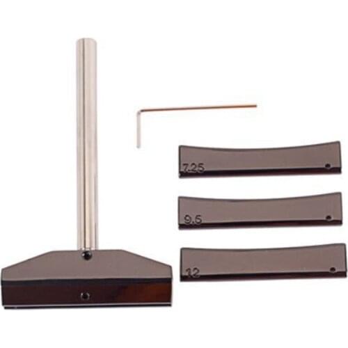 Electric Guitar Repair Tool Alloy Fretboard Press Caul With Radian Fret Inserts Hex Wrench Musical Instrument Accessory for Bass