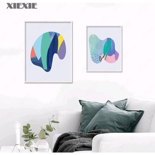 Canvas Painting Nordic Minimalist Style Posters and Prints Abstract Sofa Creative Background Wall Art Picture for Home Decor