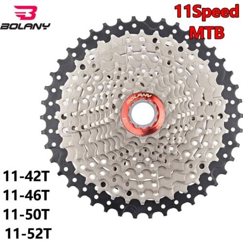 BOLANY MTB Cassette 11 Speed Ultralight High Speed Bike Mountain Freewheel Cogs Sprocket 11-42T 46T 50T 52T for SHIMANO SRAM