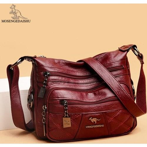 Fashion Letter Designer Ladies Shoulder Bag Multi-pocket Designer Women Travel Bags High Quality PU Leather Womens Wallet Sac