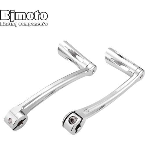 BJMOTO Motorcycle Parts Heel/Toe Shift Lever w/ Shifter Peg For Harley Touring Street Glide Road King Tri Glide 2008-2017