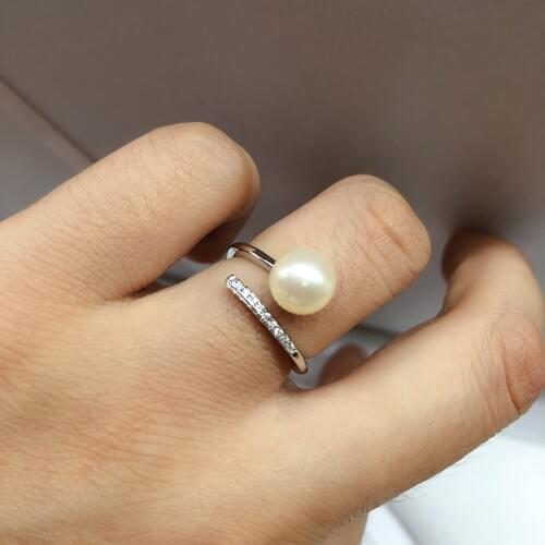 Popular Ring Mountings Base Findings Accessories Jewelry Settings Parts for Pearls Beads Crystal Jade Coral Agate 10pcs/lot