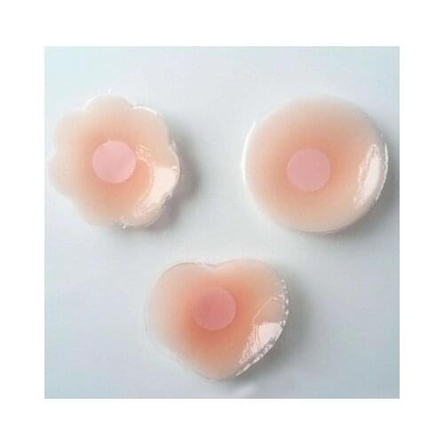 Sexy Nipple Self for Vestidos Party Adhesive Meaneor Silicone Cover Breast Breast Pad Pair 1 Reusable Cool Invisible Bra Petals
