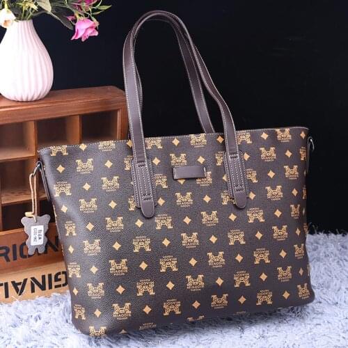 Genuine Leather Handbags 2020 New Fashion Large Capacity Shopping Bag Female Three-piece Shoulder Bag Purses Luxury Designer