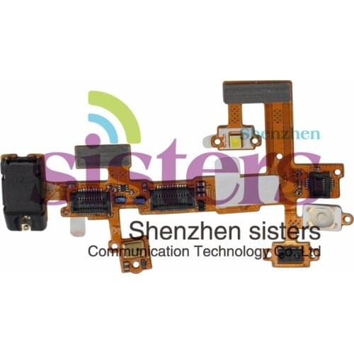 100Pcs / alot Free Shipping Power Button Headphone Audio Jack Flex Cable for LG Splendor Venice US730