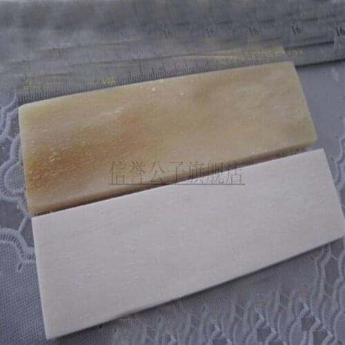 120*30*4/5mm cowl bone knife handle material 2 piece in lot