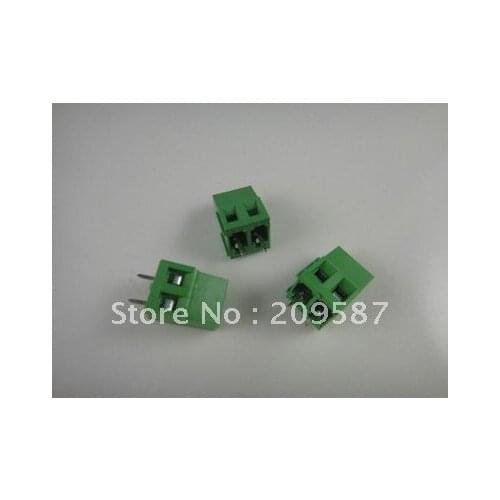 20pcs 2 Pin Screw Terminal Block Connector 5mm Pitch G