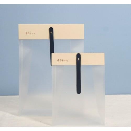 50PCS Snowflake Crisp Packaging Bag Nougat Biscuit Portable Transparent Plastic Bag Toffee Bag Food Packaging Bag