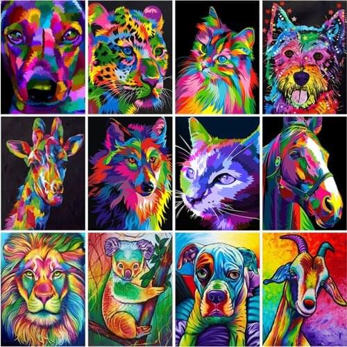 5D Diamond Painting Animal Diamond Art Full Square Round Drill New Arrival Diamond Embroidery Cross Stitch Sale Home Decor Gift