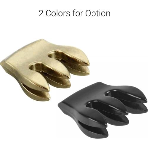 Viola Violin Mute Silencer Metal Fiddle Silencer 3 Prongs for Violin/Viola Practice Accessories