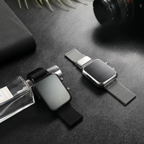 Large Dial Military Luxury Business Sport Watches for Men Electronic Watch Mens WristWatch Stainless Steel Display Male Watches