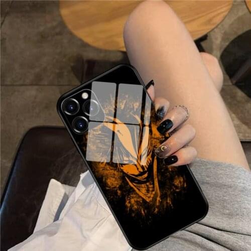 Kurosaki Ichigo Phone Case Glass Phone Case For iphone 12 11 Pro Max XS XR X 8 7 Plus SE2 Case