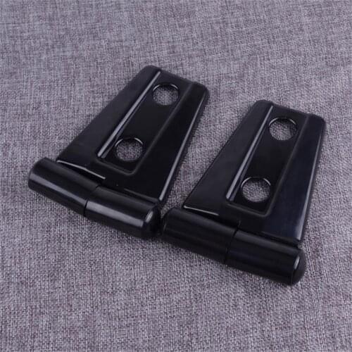DWCX 2pcs ABS Engine Hood Hinge Cover Trim Fit For Jeep Wrangler JK 2007 2008 2009 2010 2011 2012 2013 2014 2015 2016 2017 2018