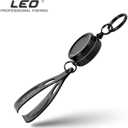 Leo Flexible Fishing Line Clipper 28072 Wearable Clips Buckle Quick Clipping Scissors Fishing Tools Accessories Stainless Steel