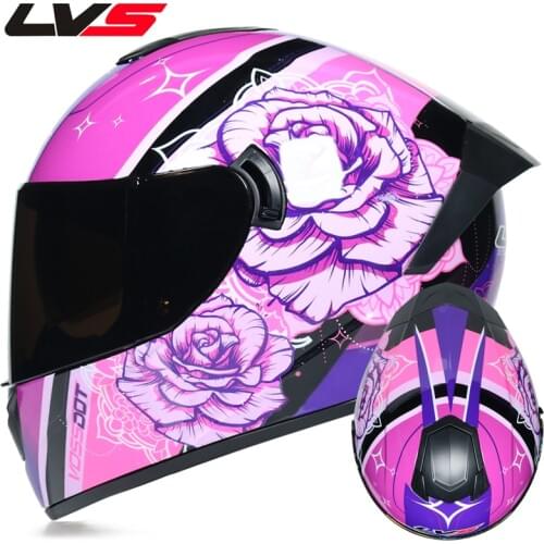 Motorcycle helmet cross motorcycle helmet face integral double lens racing helmet quick release motorcycle helmet approved