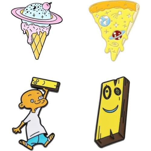 Cartoons Enamel Pin Badges Brooches For Backpack Womens Anime Pins Badges Metal Brooch On Backpack Cute Badges Decorative Pins