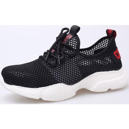 2019 Summer Mens Boots Steel Toe Cap Lightweight Work Safety Shoes Women AIR Mesh Breathable Fashion Classic Mens Shoes