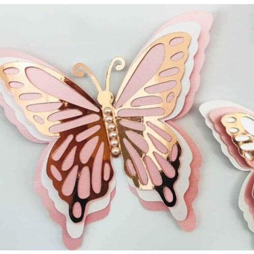 Q1FD Four Butterfly Carbon Steel Cutting Dies DIY Scrapbooking Photo Album Embossing