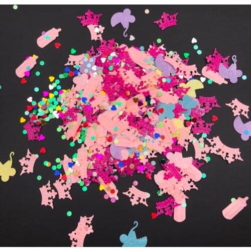 Mixed color/15 grams Sequins PVC Flat for DIY Card Making Craft Color Collection