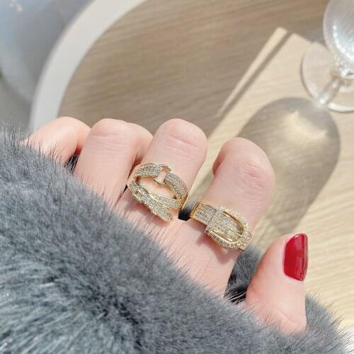 Luxury 14k Real Gold Design Micro Inlaid Shiny Bling Zircon Belt Buckle Design Noble Gift Ladies Banquet Wear Bridal Jewelry