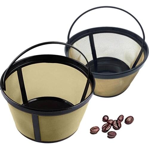 Strainer Corrosion-resistant Sturdy Golden Stainless Steel Filter for Coffee Machine