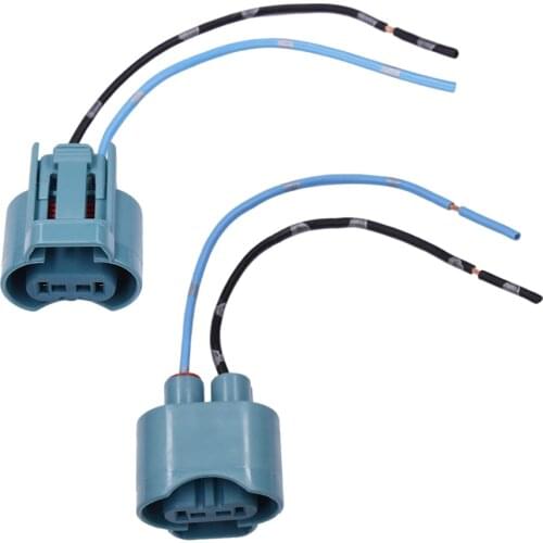 YUNPICAR 9005 HB3 H10 9145 Bulb Socket Female Adapter Extension Wiring Harness Connector for Headlight Fog light 2PCS