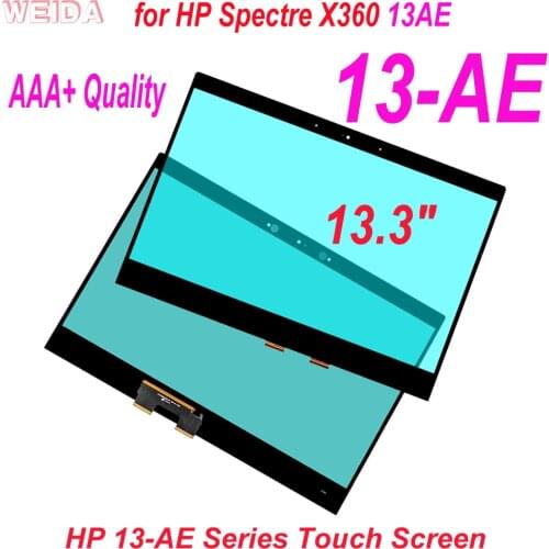 13.3" Touch Digitizer Replacement For HP Spectre X360 13-AE 13AE Series Touch Screen Digitizer 13-AE030CA 13-ae025TU 13-AE051NR