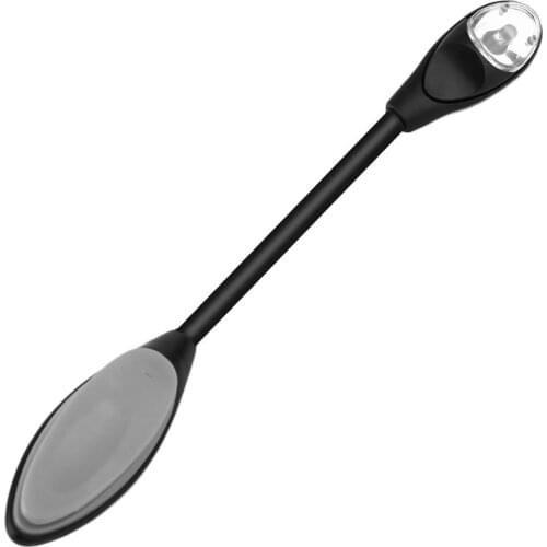 1pcs Mini Flexible Clip-On Bright Book Light Laptop White LED Book Reading Light Lamp Worldwide Newest Hot Search