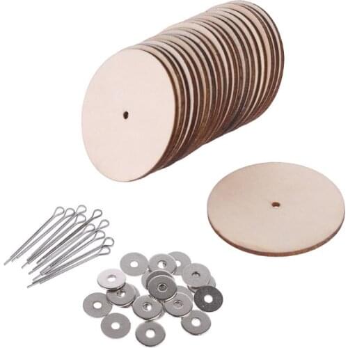 10 Sets Wood Joints Connectors for Handmade Bear Craft Children Kids Toy DIY Scrapbooking Manual Handicraft Accessories 54DF