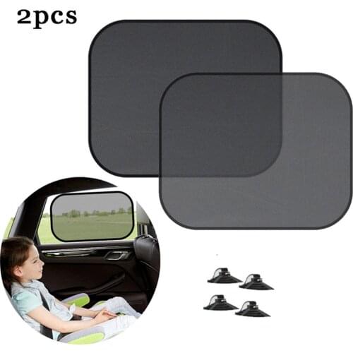 2Pcs Car Window Sunshade Covers Universal Windshield Sun Shade Curtain Side Window Auto Sunshade Sun Visors