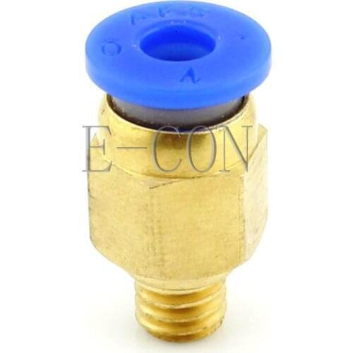 5Pcs Air Pneumatic Quick Release Connector M6*1.0 Threaded metric 4mm Tube