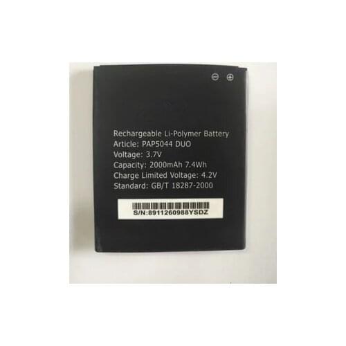 Prestigio PAP5044 DUO 5044 Battery 2000mah Bateria Batterie Accumulator ACCU with phone holder