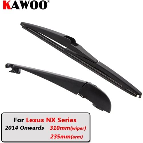 KAWOO Car Rear Wiper Blades Back Window Wipers Arm For Lexus NX Series Hatchback (2014 Onwards) 310mm Auto Windscreen Blade