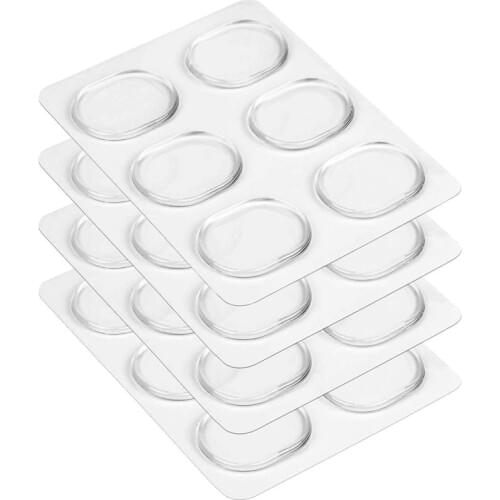 ABLB--24 Pieces Drum Dampeners, Drum Damper Gel Pads Drum Silencers Non-Toxic Soft Silicone Drum Mute For Drums Tone Control (Cl